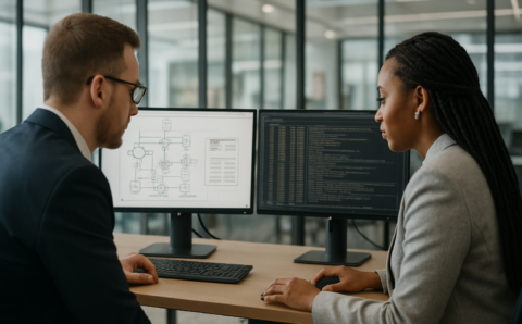 Cloud engineers auditing a failed lift-and-shift across AWS and Azure with a managed IT service provider